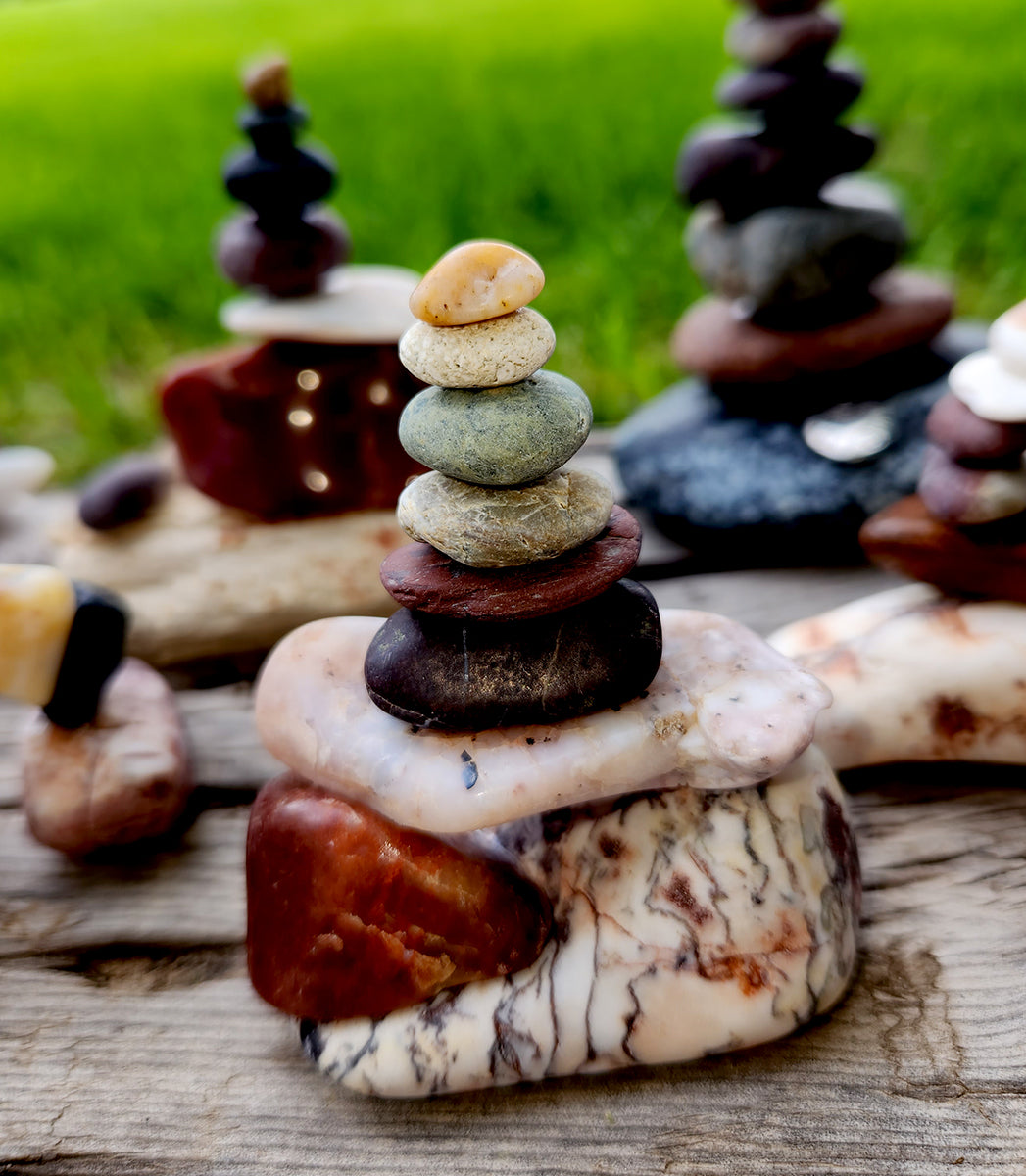 Stone Cairn Sculptures